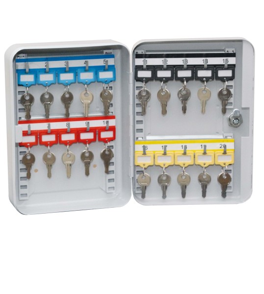 SSKK0250020FO - Schlüssel-Stahlschrank nur Zugriffschutz, 20 Haken
